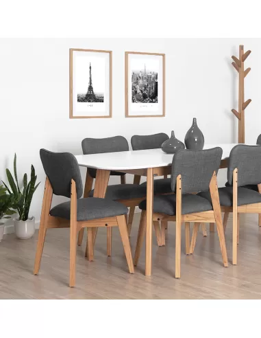 Mesa Extensible Vintage abierta