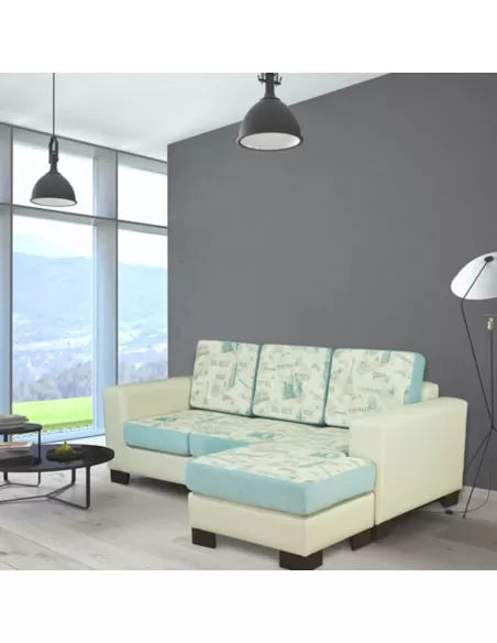 Sofa  " LYON " CON CHAISE LONG