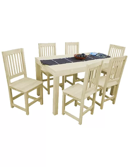 Juego Mesa Asia / Campo + Sillas Venecianas