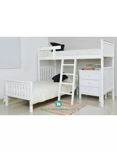 CUCHETA ESQUINERA CON PARRILLAS