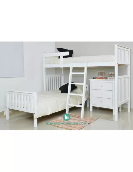 CUCHETA ESQUINERA CON PARRILLAS