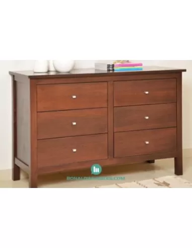 CÓMODA 6 CAJONES