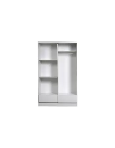 Placard Tana Plus 2 puertas corredizo Blanco Veta