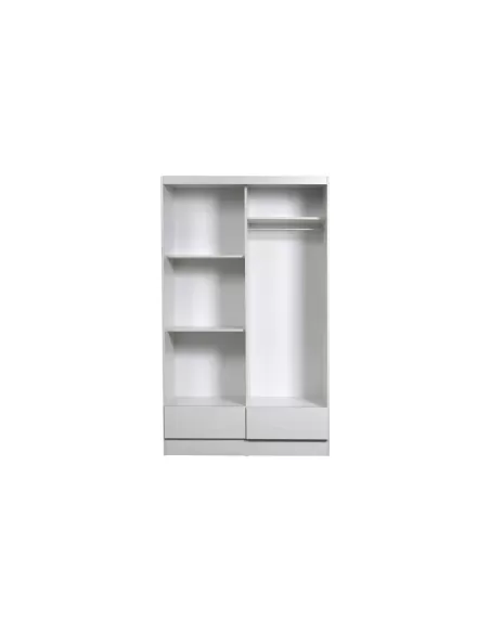 Placard Tana Plus 2 puertas corredizo Blanco Veta