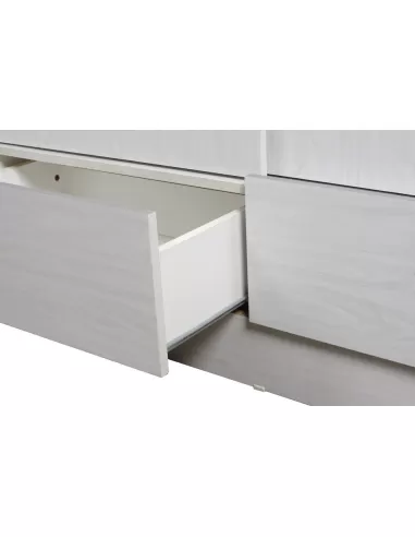 Placard Tana Plus 2 puertas corredizo Blanco Veta