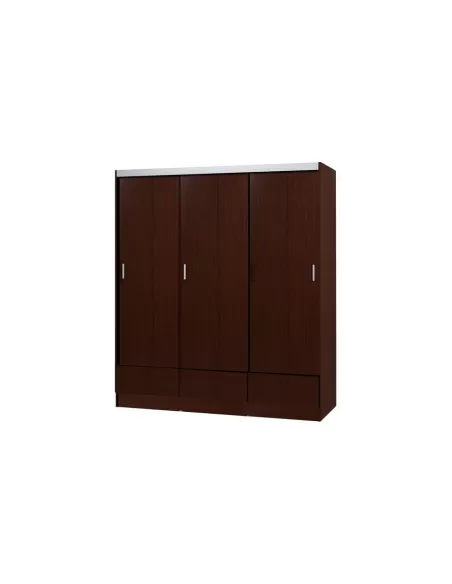 Placard Tana Plus 3 puertas corredizo Tabaco