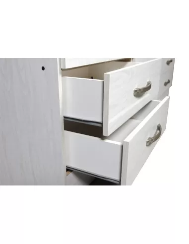 Plac Tana Plus 6 puertas 4 cajones Blanco Veta