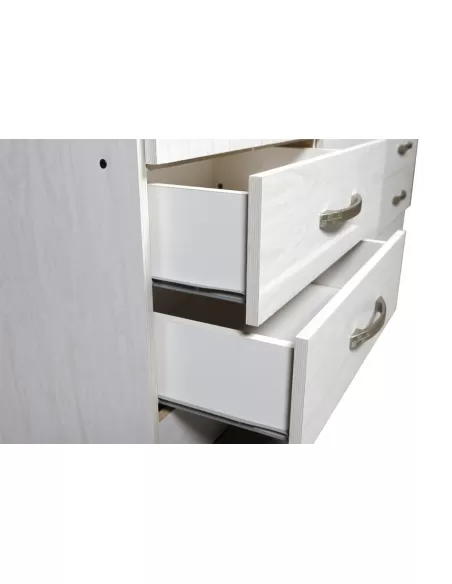 Plac Tana Plus 6 puertas 4 cajones Blanco Veta