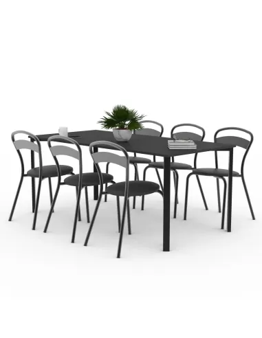 SML017 - Silla milano negra