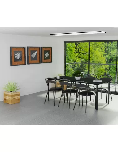 SML017 - Silla milano negra