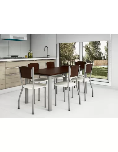 S3500P - Silla de caño respaldo