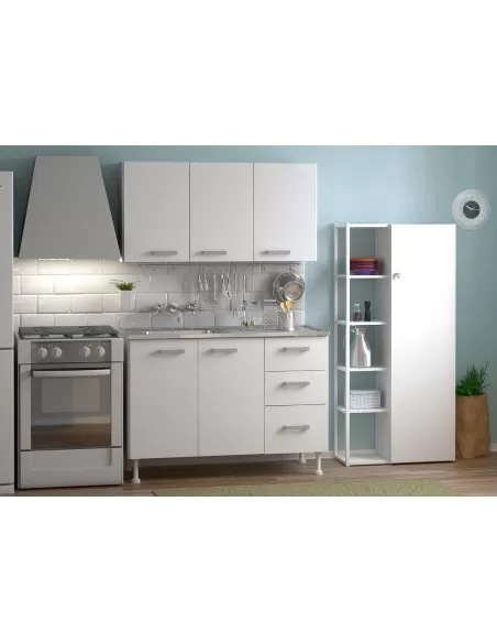 CCB120 - Bajo mesada de 1,20 mt Linea Classic blanca