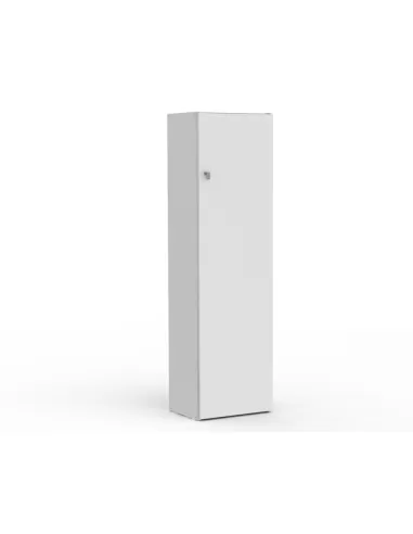 D050 - Despensero de 1 puerta con 4 estantes Blanco