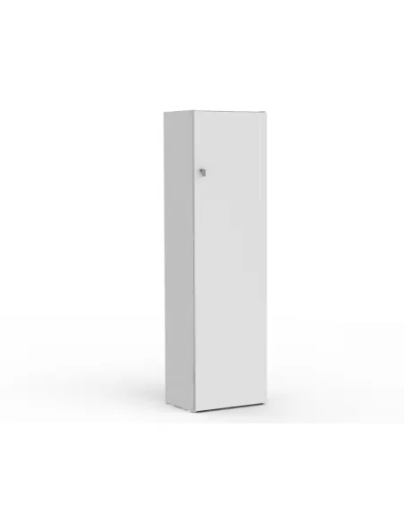 D050 - Despensero de 1 puerta con 4 estantes Blanco