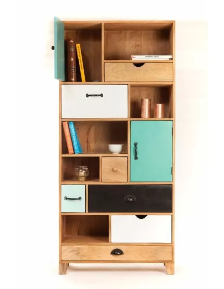 BIBLIOTECA ESCANDINAVA CHARLOTTE VARIOS COLORES