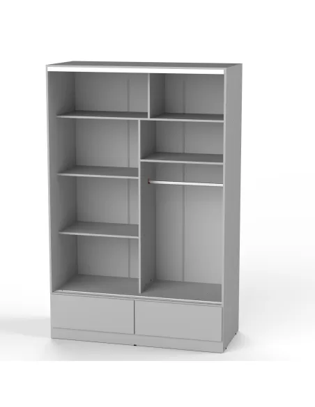 Placard Premium Puertas corredizas cajones a la vista