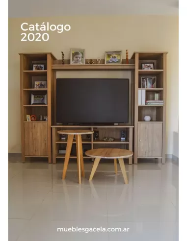 Set por 2 Mesas de Living Estilo Escandinavo (Color pleno)