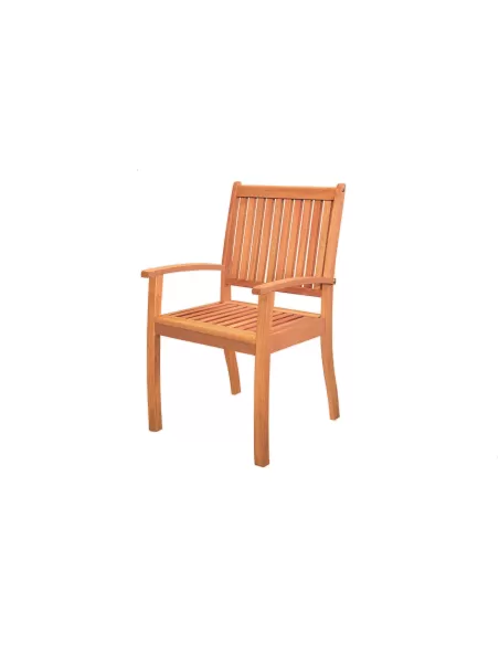 SILLA FIJA con apoya brazos