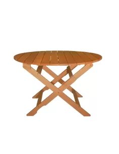 MESA REDONDA plegable