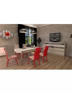 SILLA BARI PATAS ENFUNDADAS