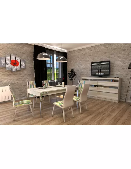 SILLA BARI PATAS ENFUNDADAS