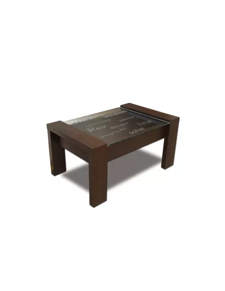 MESA DOPPIA TAPA DE VIDRIO