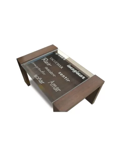 MESA DOPPIA TAPA DE VIDRIO