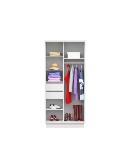 PE100 - Placard 2 Puertas corredizas 0,90 mtrs ancho