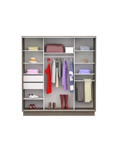 PE180 - Placard 2 Puertas corredizas 1,80 mts de ancho