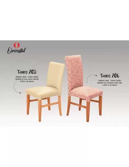 Sillas Tauro vestidas