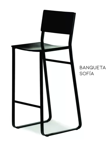 BANQUETA SOFÍA (resp/asient lustrado)