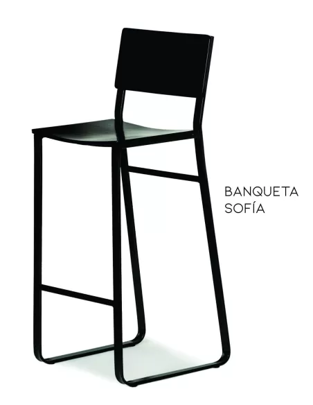 BANQUETA SOFÍA (resp/asient lustrado)