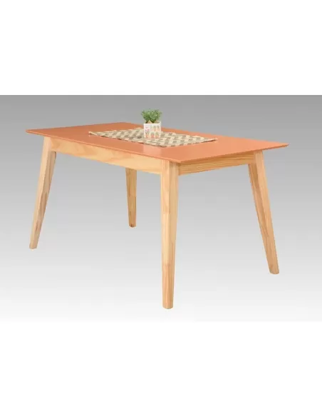 Mesa AERO lustre durazno y naturalisimo