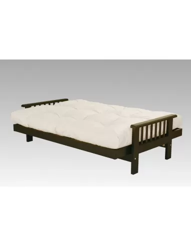 Futon wengue (abierto en posicion de cama)