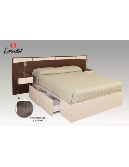 Respaldo p/colchon de 1.60m